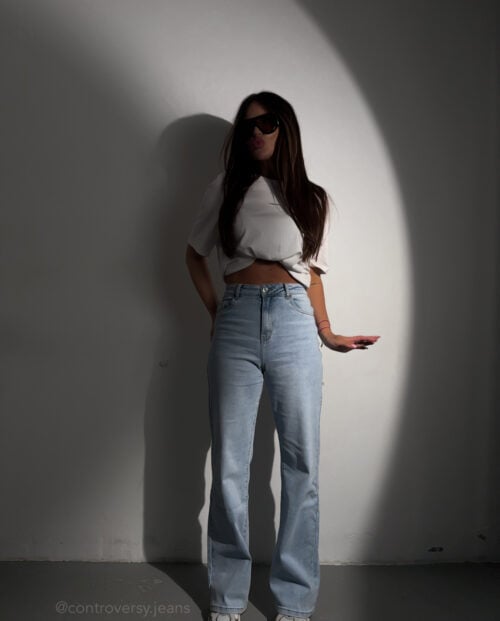 SZARE JEANSY FLARE 151