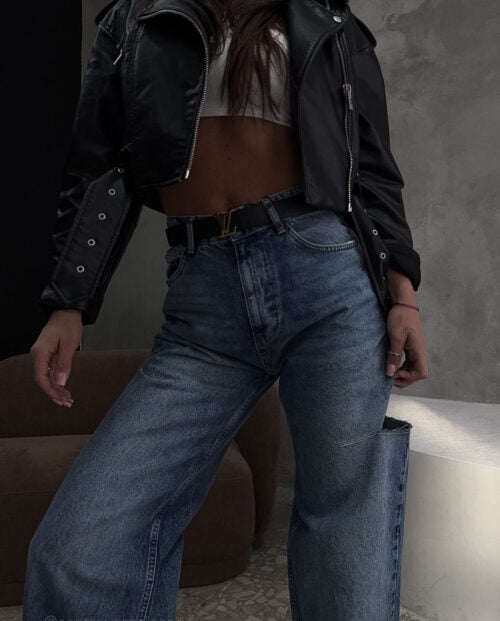 JEANSY Z ROZCIĘCIEM 144